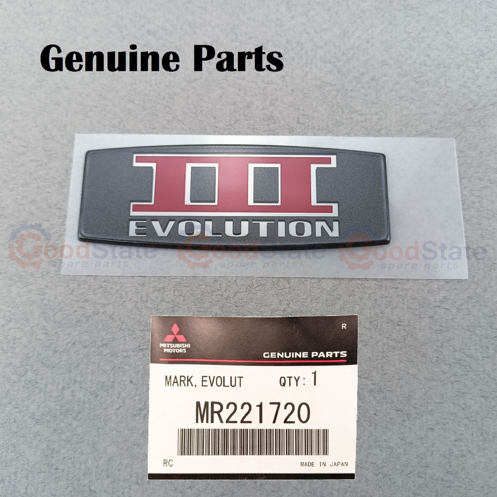 Mitsubishi EVO 3 Genuine Badge MR221720 for sale online | eBay 