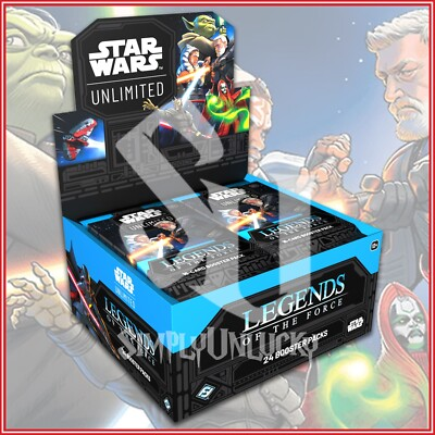 #ad #ad STAR WARS UNLIMITED TCG: Legends of the Force Booster Box *IN STOCK $75.00