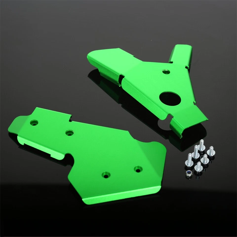 Cubierta protectora de marco lateral verde para KAWASAKI KLX250 KLX250S KLX250SF D-TRACKER/X Foto 4 de 4