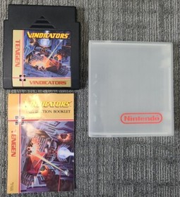 Nintendo NES Vindicators Game Authentic Manual Tested & Works 