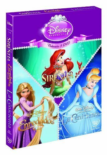 Pack Princesas Disney: La Sirenita + Enredados + La Cenicienta DVD