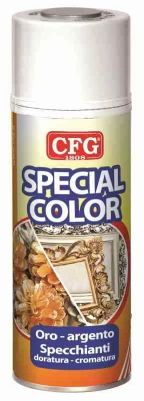 VERNICE SPRAY CFG 400ML METALLIZZATO SPECCHIANTE FLUORES ALTA TEMPERATURA SMALTO - Immagine 4 di 4