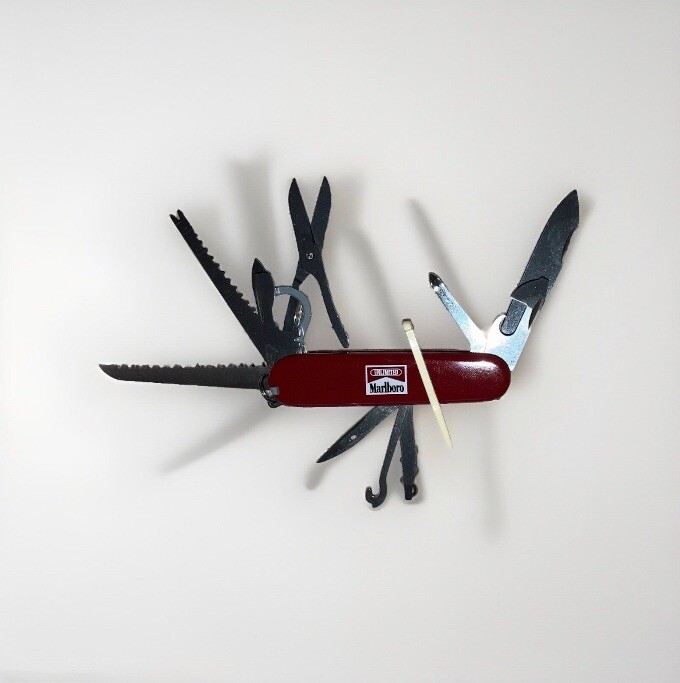 Victorinox Outdoorsman Swiss Army Knife Marlboro Unlimited New Vintage Rare