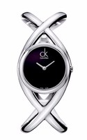 Calvin Klein Black Dial Women's Quartz Bangle Watch K2l23102 Slight Second Calvin Klein Black Dial Women's Quartz Bangle Watch K2l23102 Slight Second