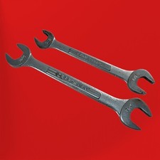Craftsman Double Open End Wrench Lot 58 X 34 34 X 78 V-series Usa Made