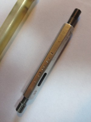 1/4 64 NS 2 RH THREAD PLUG GAGE GO NO GO .250 GAUGE USA  1/4-64 In Case