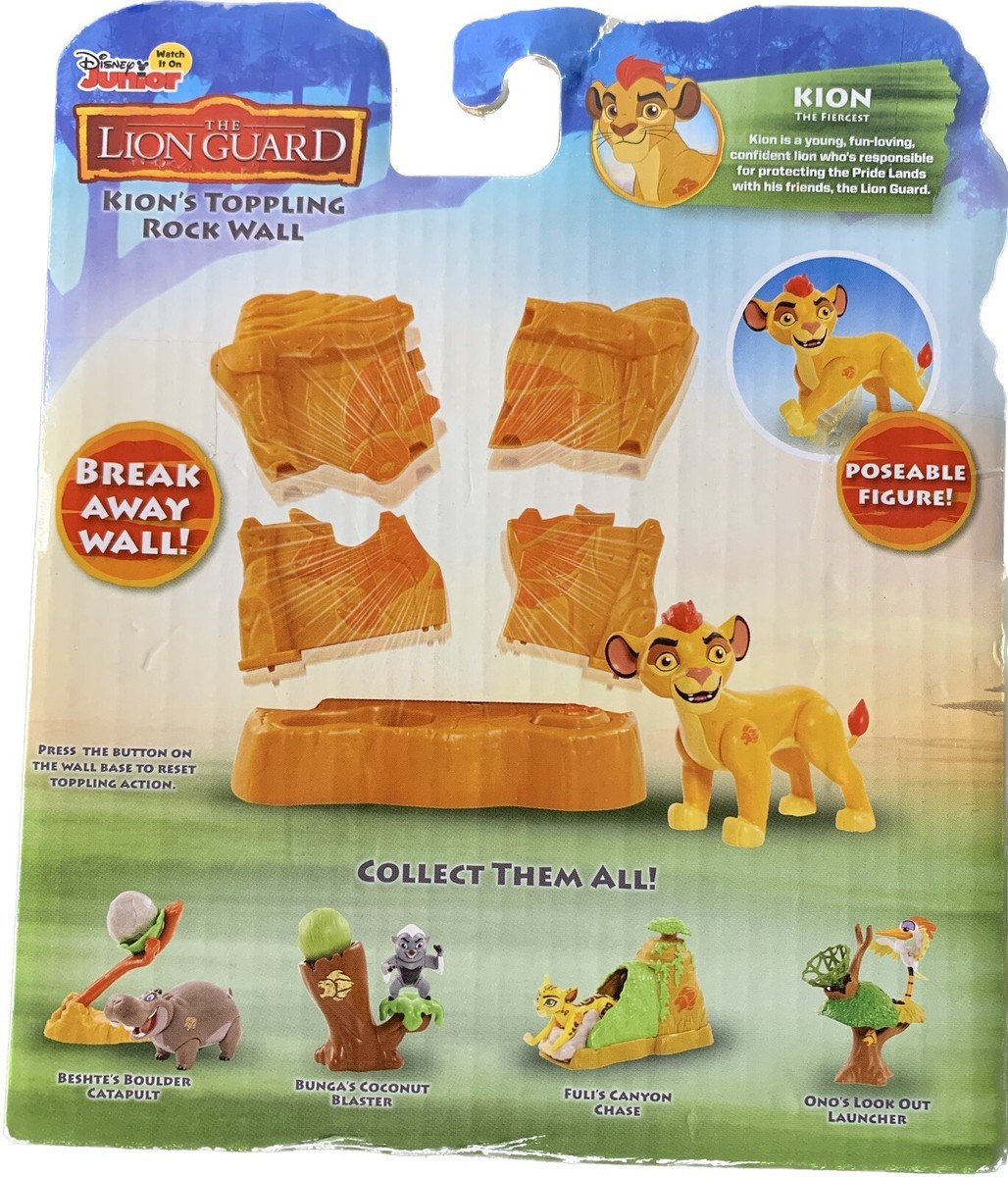 Disney Junior The Lion Guard KIONS TOPPLING ROCK WALL Action