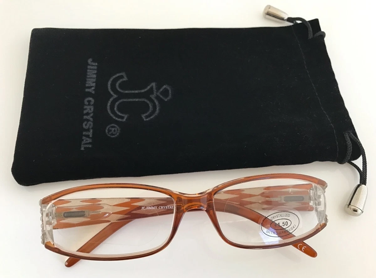 Jimmy Crystal Gold Reading Glasses for sale | eBay display picture 1