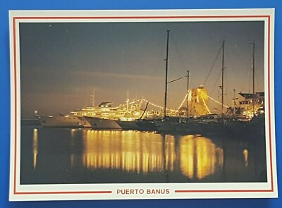 Postkarte AK  Puerto Banus, Marbella an der Costa del Sol in Südspanien um 1995
