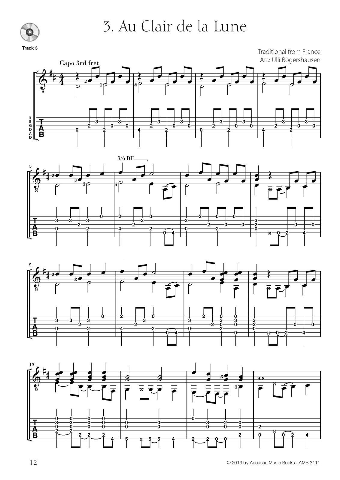 Thumbnail - Lullabys - Schlaflieder. | Für Fingerstyle Gitarre. Mit Cd | Ulli