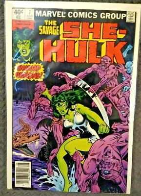 SAVAGE SHE-HULK #7 VF 1980 Marvel - Marie Severin cover | eBay