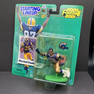 MARSHALL FAULK Starting Lineup NFL St. Louis Rams HOBBY Exc. 2000/2001 SLU