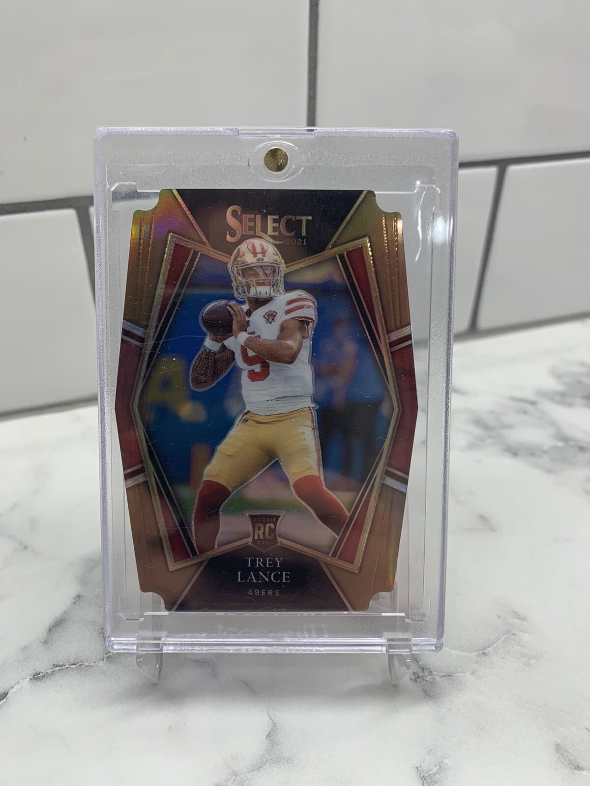 2021 Select Trey Lance Copper Die Cut Rookie Premier #/199 49ers RC