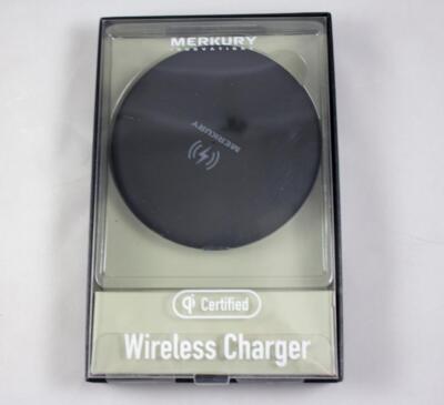 NEW Merkury Wireless Charger QI Certified Black Charging Pad