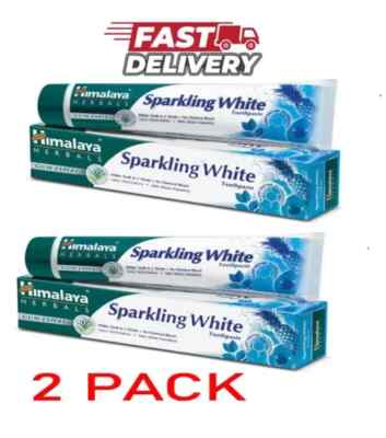 PACK OF 2 SPARKLING WHITE TOOTHPASTE 150GM -Free Shipping