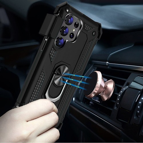 Para Samsung S23 Plus Estuche Anillo Magnético Soporte Cubierta Funda Clip Cubierta Combo - Imagen 2 de 3