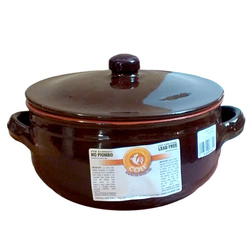 Brandani Gift Group S.a.s. Le Cementine, Legumiera Bianca Terracotta Da Fuoco 265xh23 Cm Brandani Gift Group Sas - 2