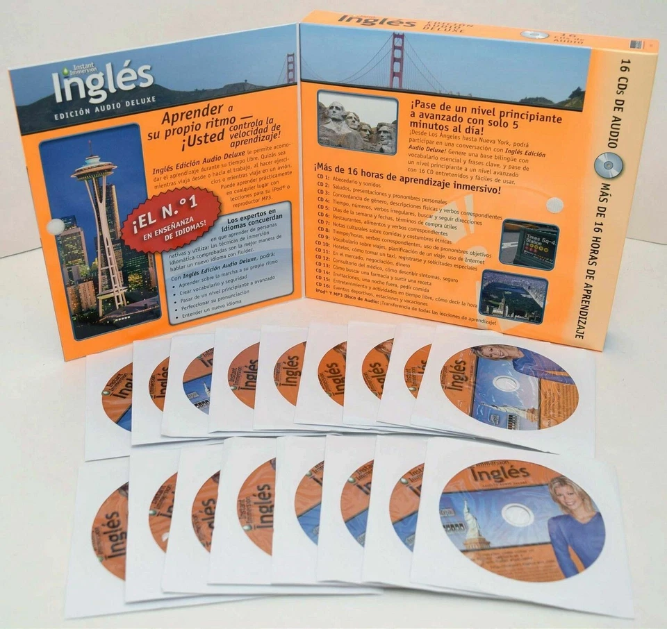 NEW Instant Immersion English Deluxe Edition Audio 16-CD-Rom Ingles Edition v2.0 - Image 4 of 4