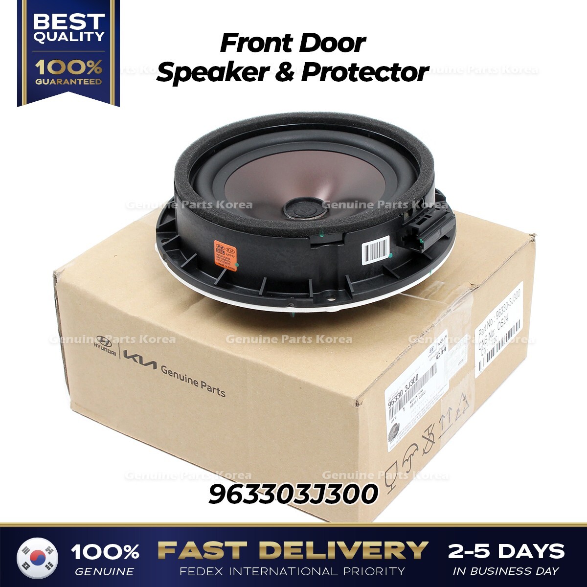 ⭐Genuine⭐ Front Door Speaker & Protector 963303J300 for Hyundai