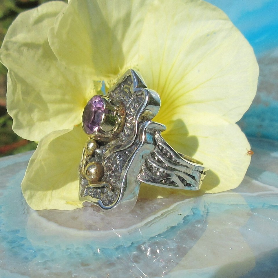 Anello Argento Sterling S925 Con Pietra Rosa (Gebraucht) In Biasca Für - Foto 12