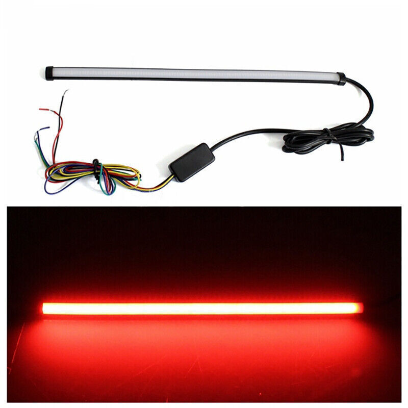 switchライト Motorcycle LED Strip Sequential Universal Turn Signals Brake Stop