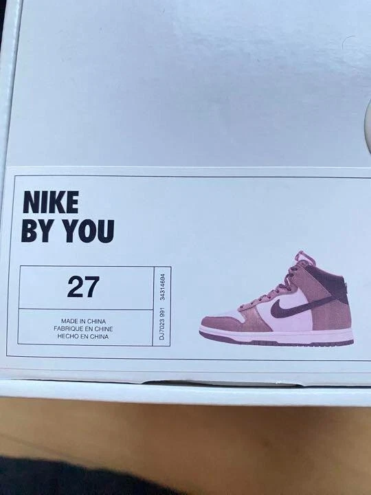 Nike DUNK HIGH By You Custom Size (US 9 / 27cm)