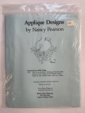 Nancy Pearson Shaded Roses With Tulips #28 Appliqué Quilt Pattern