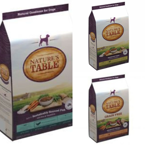 natures table dry dog food