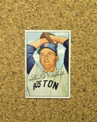 1952 Bowman Baseball #250 Ivan Delock (Boston Red Sox)