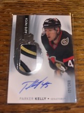 2021-22 Upper Deck The Cup Rookie Auto Patch Parker Kelly 121/249 Ottawa Senator
