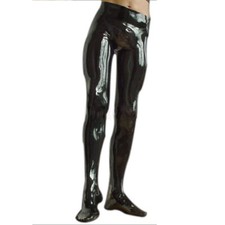 159 Latex Rubber Men Pants With Socks Gummi 0.4mm Customize Plus Size