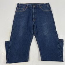 VINTAGE Levi's 505 Jeans Mens 36 x 29 Blue Straight Leg Dark Wash Denim Western