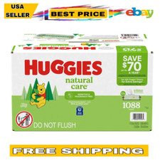Huggies Natural Care Sensitive Baby Wipe Refill Fragrance Free 1,088 ct 