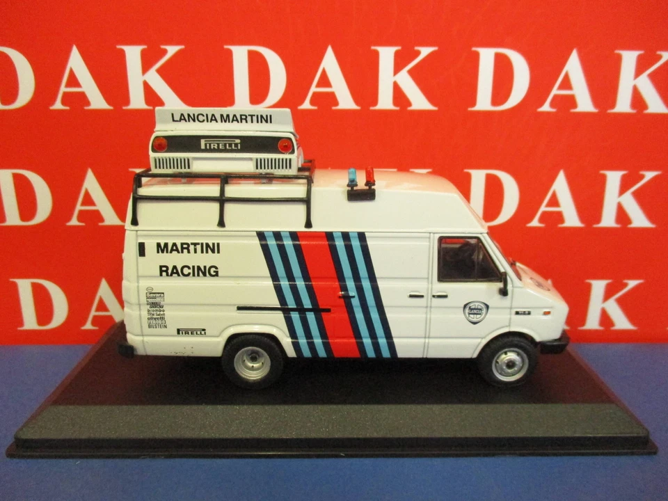 Die cast 1/43 Modellino Furgone Iveco Daily Lancia Martini Rally Team 1986 - Immagine 3 di 4