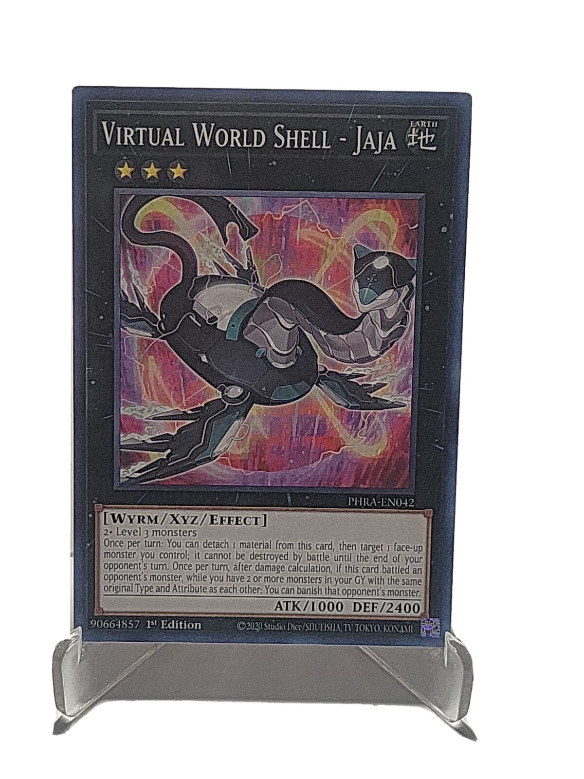 Virtual World Shell-JaJa PHRA-EN042 Yugioh Phantom Rage 1st Edition New Fresh