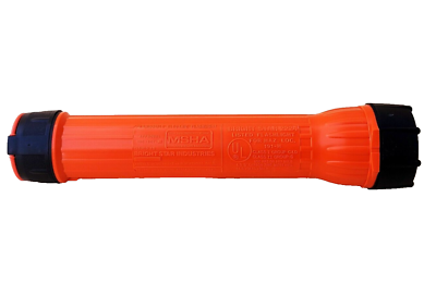 Lampe Torche étanche Bright Star 2224FL – Orange, LED, 3 Piles D (boîte Ouverte)
