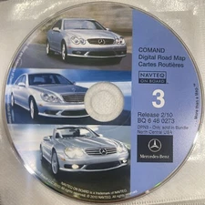 2010 Update for Mercedes CD Base Navigation CD Map #3 Cover North Central Region