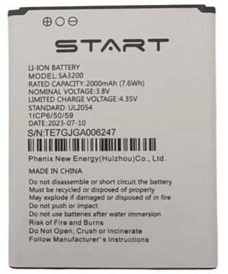 #ad START SA3200 LI ION OEM Battery For Consumer Cellular IRIS Flip Phone New $14.99