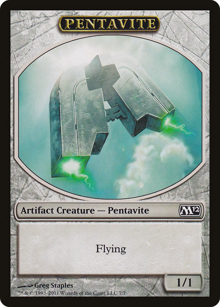 Pentavite Token #7 (LP) Magic 2012 (M12) M12 Magic MTG
