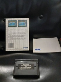 Pro Wrestling (Sega Master System, 1986) Manual, Insert, Box Authentic Tested