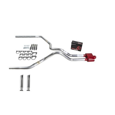 Tundra 00-07 dual exhaust 2.5 MA pipe Cherry Bomb Extreme RC Tip