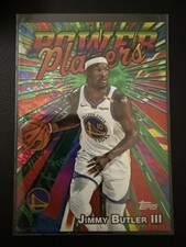 2025-26 Topps Jimmy Butler III Green Power Players /99 Warriors SP