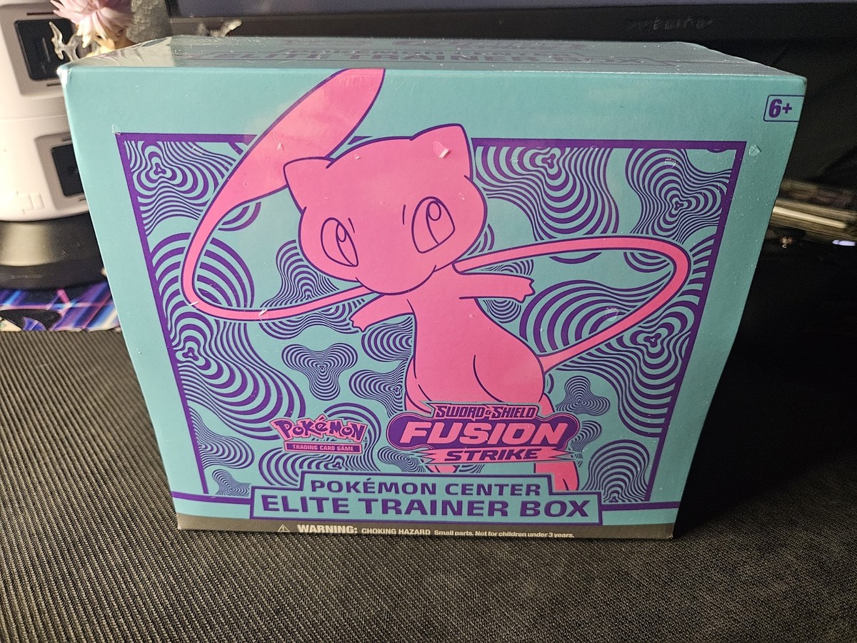 Fusion Strike Pokemon Center Sword and Shield Elite Trainer Box PC