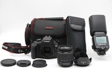 Canon Eos 4000D 18MP DSLR Camera W/ 18-55MM Lens  Commander Speedlight - Black