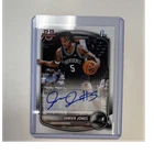 2025-26 Bowman Jamier Jones Providence 1st Bowman Paper Autograph