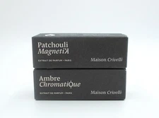 Maison Crivelli Patchouli Manetik and Ambre Chromatique Extrait New & Authentic