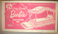 Vintage Barbie Suzy Goose Canopy FOUR POSTER Bed WITH BOX COMPLETE A42