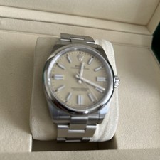 Rolex Oyster Perpetual Beige 41mm 134300 Unworn Brand New With Stickers