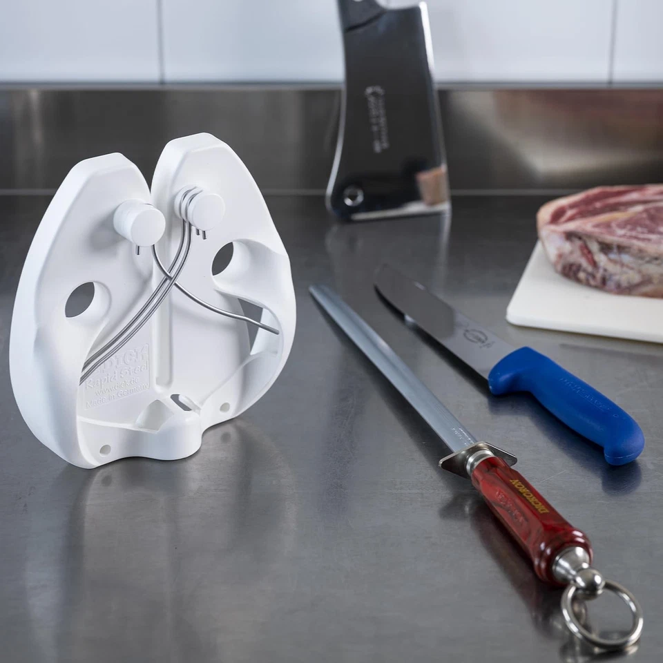 F. DICK Wetzstahl DICKORON Classic 30 cm Klingenlänge Saphierzug 65°HRC Oberf... - Bild 3 von 4