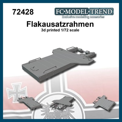 FC Model Trend 1/72 Flakausatzrahmenm Flak 38 Base for Opel Blitz